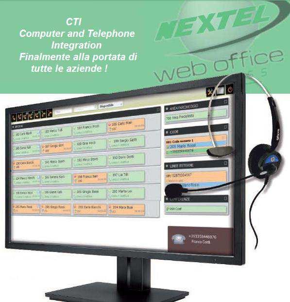 Guida rapida Nextel CTI ver.2.2015 2 Introduzione Finalmente i servizi CTI (Computer and Telephone Integration) non sono più solo a disposizione delle grandi aziende!