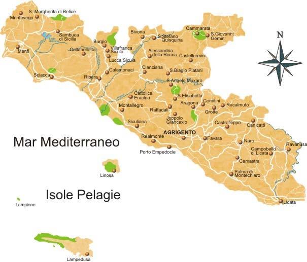 TERRITORIO La provincia di Agrigento è una provincia italiana di 455.083 abitanti (M = 220120; F = 234963) con capoluogo ad Agrigento.