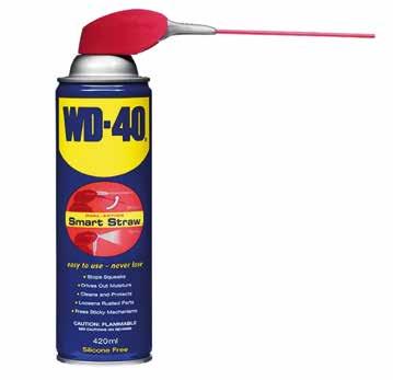 WD-40 una infinità di applicazioni per: l auto, la moto, la meccanica, l elettronica, la nautica, la casa, il bricolage, il giardinaggio, il tempo libero, l