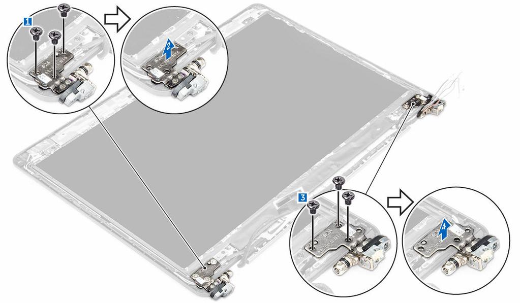 Figura 1. Rimozione dei cardini per un sistema non a sfioramento Figura 2.