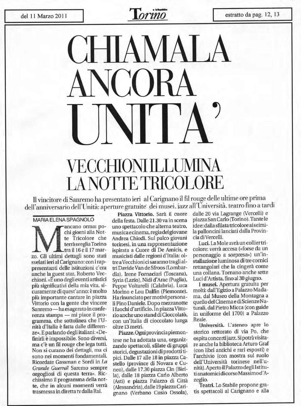 La Repubblica - Torino Data: