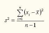 Il risultato di questa funzione è la varianza campionaria (s 2 ) dei valori introdotti come argomento Varianza Deviazione standard Ampiezza Interquartile