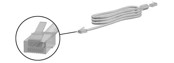 Dispositivi di comunicazione Collegamento del cavo di rete Un cavo di rete presenta un connettore RJ-45 a 8 pin su entrambe le estremità.