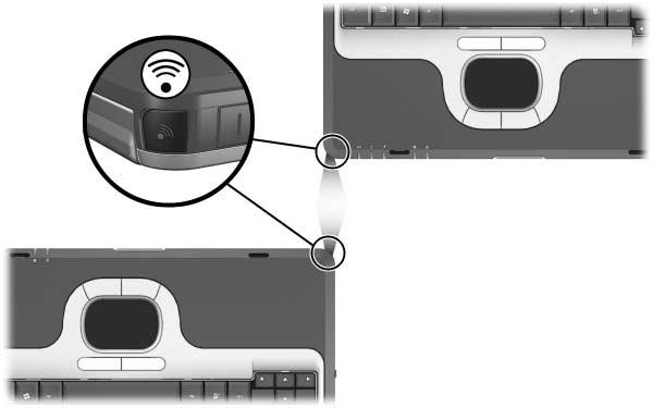 Dispositivi di comunicazione Connessione con una periferica a infrarossi Il notebook è compatibile con lo standard IrDA (4 Mbps standard) e può comunicare con un'altra periferica a infrarossi