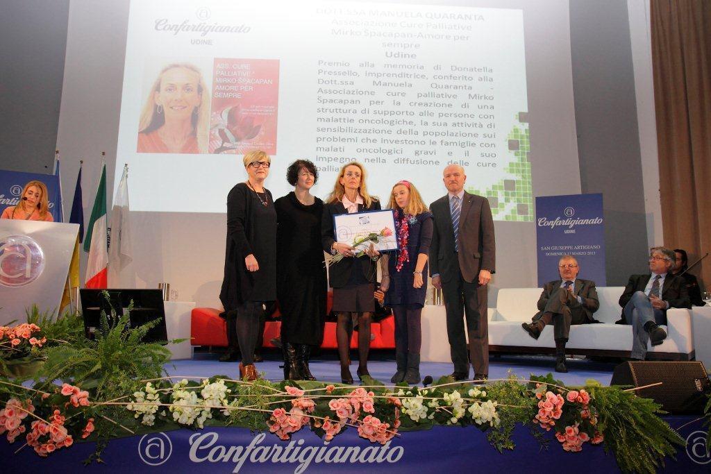Quinta edizione - 2013 Manuela Quaranta Associazione cure palliative Mirko Špacapan Motivazione: per la