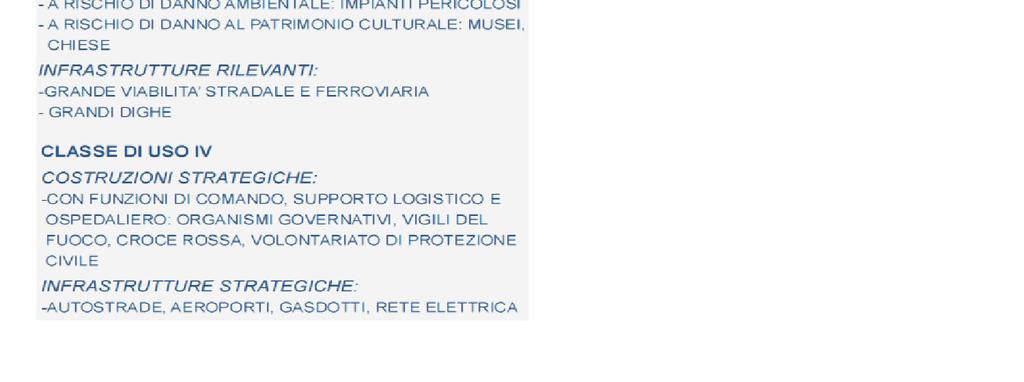 accelerazioni (a seconda che gli impianti siano pi ù vulnerabili per effetto dei primi o delle