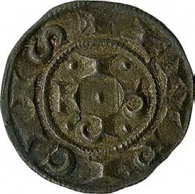 Comune di Emissioni comunali a nome di Enrico VI imperatore (1191-1337) 4. Bolognino piccolo, 1191-1236 Mistura g 0,57 mm 14,99 inv.