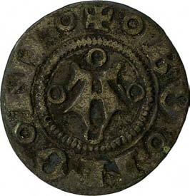 Stato della Chiesa - Governo autonomo di Governo autonomo di (1380-1450) 109. Bolognino grosso, 1390-1410 Argento g 0,96 mm 17,19 inv.