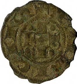 Stato della Chiesa Emissioni comunali a nome di Enrico VI imperatore (1191-1337) 9. Bolognino piccolo, 1306 (?) Mistura g 0,35 mm 14,86 inv.