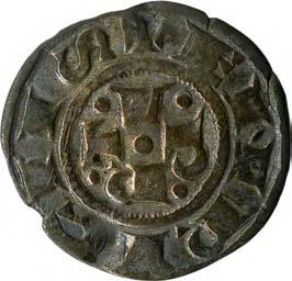 Comune di Emissioni comunali a nome di Enrico VI imperatore (1191-1337) 14. Bolognino grosso, 1236-1260 Argento g 1,21 mm 18,83 inv.