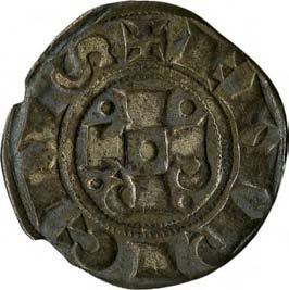 Comune di Emissioni comunali a nome di Enrico VI imperatore (1191-1337) 15. Bolognino grosso, 1236-1260 Argento g 1,16 mm 18,78 inv.
