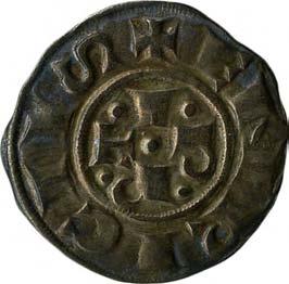 Comune di Emissioni comunali a nome di Enrico VI imperatore (1191-1337) 19. Bolognino grosso, 1240-1250 Argento g 1,44 mm 19,6 inv.