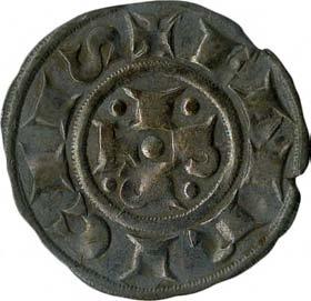 Comune di Emissioni comunali a nome di Enrico VI imperatore (1191-1337) 25. Bolognino grosso, 1250-1260 Argento g 1,41 mm 20,16 inv.