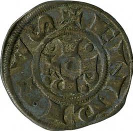 Comune di Emissioni comunali a nome di Enrico VI imperatore (1191-1337) 30. Bolognino grosso, 1260-1270 Argento g 1,41 mm 21,24 inv.