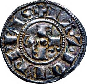 Signoria di Giacomo e Giovanni Pepoli (1347-1350) 68. Bolognino grosso, 1347-1350 Argento g 1,34 mm 19,03 inv.