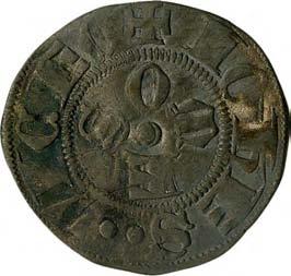 Signoria di Giovanni Visconti (1350-1360) 75. Bolognino grosso, 1350-1360 Argento g 1,24 mm 18,98 inv.