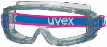 UVEX ULTRASONIC Montatura con componente morbido e flessibile che si adatta al viso e componente rigido che mantiene la stabilità