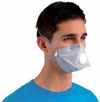 Protezione delle vie respiratorie Mascherine filtranti FFP2 e FFP3 EN 149 EN 149 1122/30 MASCHERINA FFP2 SENZA VALVOLA Per polveri e aerosol a media nocività Livello massimo di utilizzo 12xTLV 20 pz