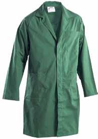 Tessuto terital p/c 65/35 - Peso 150 gr/mq - Collo a giacca Chiusura anteriore con bottoni coperti Due tasche