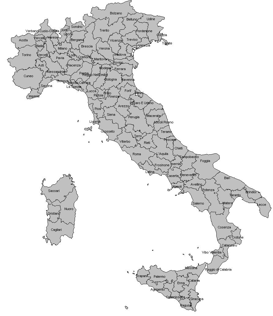 La mappa dei progetti Cities - ENEA