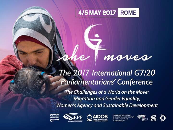 Appello di Roma Conferenza internazionale 2017 dei/delle Parlamentari del G7/G20 Le sfide di un mondo in movimento: Migrazione e uguaglianza di genere, agency delle donne e sviluppo sostenibile Roma,