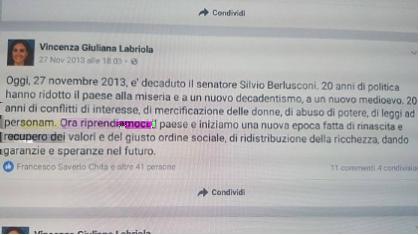 Forza Italia. Con lei ha dichiarato Berlusconi faremo battaglie importanti per una delle città del Mezzogiorno che più hanno sofferto della cattiva politica in questi anni.