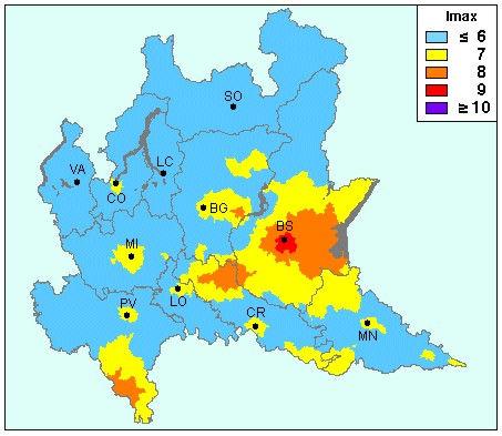 4.2 Rischi non considerati 4.2.1 Rischio Sismico Dal punto di vista della classificazione per rischio sismico, l'area ricade in una zona che in passato è stata interessata da un evento sismico il