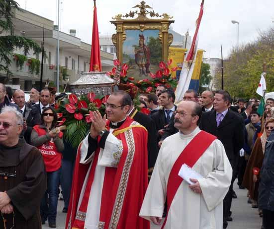 Achille S. Ubaldo Vescovo S. Pasquale Conf. S. Giovanni I Papa S. Pietro di M. S. Bernardino da S.