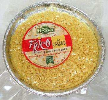 Codice articolo: 294 Pezzi per cartone: 8 150 giorni Peso per pezzo: 300 gr FRICO 5 FOGLIE Confezione di 5 Cestini di Frico pronti, prodotti con formaggi friulani selezionati di