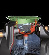 Il pacchdetto filtro 2 è ideale se necessitate il 100 % di immissione acqua oppure se la fuoriuscita del serbatoio è collegata ad un impianto di infiltrazione invece che alla rete fognaria.