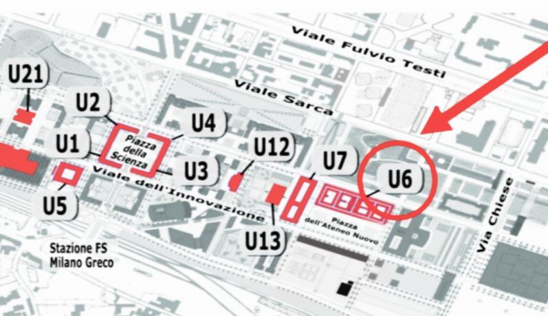 LUOGO DEL WORKSHOP Milano, piazza dell Ateneo Nuovo, 1, Edificio U6, IV piano, Sala Rodolfi CON IL TRENO - info: http://www.trenord.