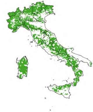 Ubicazione degli impianti di compostaggio industriale e dei comuni con meno di 5.000 abitanti n.202 n.44 n. 63 n.