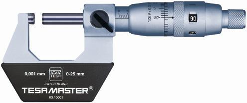 Micrometri per esterni La misura di precisione I micrometri (dal termine inglese «Micrometers») trovano applicazione nella misura di precisione.