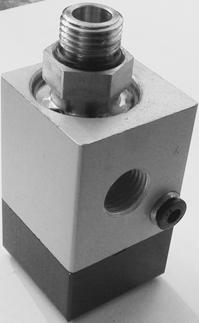 valvole di blocco a comando pneumatico G1/4 pneumatically piloted stop valves - G1/4 11.076.