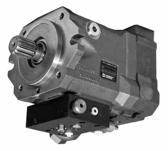 a portata erogata dalla pompa è proporzionale al numero di giri e all angolo di inclinazione del piatto oscillante,continuamente modulabile.