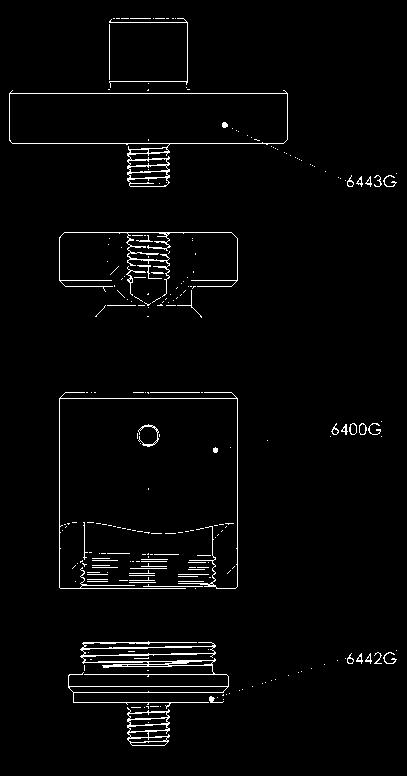 I puntalini adatti all appoggio a vite n 6400M sono i n, 6440, 6441, 6443 e 6445. La base adatta con base magnetica smontata è la n. 6442. Accessori // Suggerimenti Nr. 6440, pagina 73 Nr.