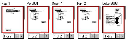 Manipoazione dei documenti in Desktop Manager Seezione dei documenti in Desktop Manager Per manipoare un documento, è necessario prima seezionaro in Visuaizzazione documento oppure in Visuaizzazione