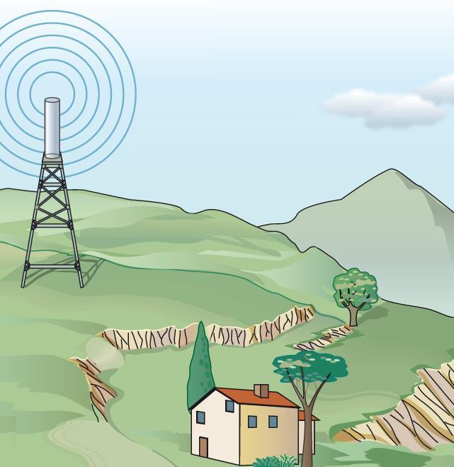 Le onde radio Le onde radio occupano la parte a bassa