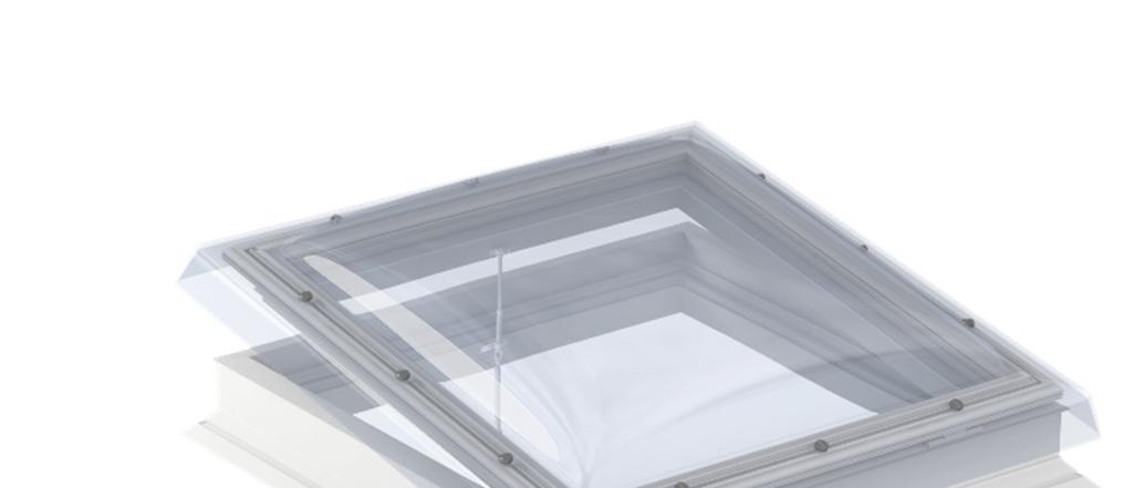 rivestimento Superfici senza necessità di manutenzione Pendenza del tetto Può essere installata con pendenze comprese tra 0 e 15 Materiali Basamento e battente in PVC
