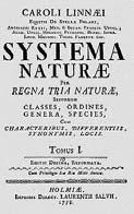 (1735, 1758) Systema naturæ Corso di Ecologia modulo 5: biologia [ 27] La collocazione sistematica della specie umana immagine di esseri umani, dalla placca della sonda spaziale Pioneer 10 (lanciata