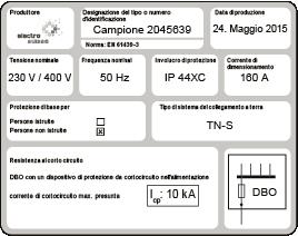 5.3.9 Apparecchiature assiemate di manovra (AM) 5.3.9.6 