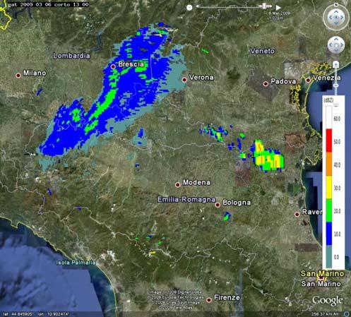 Nel corso del giorno 6, flussi da nord-est portano ancora precipitazioni