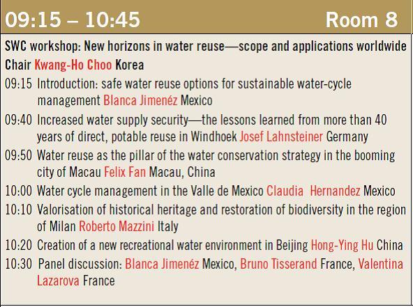 Nosedo se ne è parlato al "World Water Congress & Exhibition" tenutosi a Busan in Korea dal 16 al 21