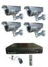 530004 KIT MC-V515HQ IR Dome Camera a colori Acquistando 4 IR Dome Camera a colori MC-V515HQ, diamo in omaggio un DVR 4 Canali H.