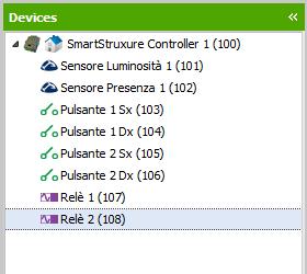 Ripetere gli stessi passaggi sul Relè 2 utilizzando i 2 tasti dx dei 2 pulsanti wireless.