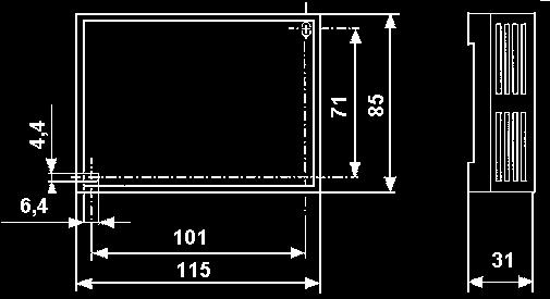 conduttori 1,5 mm 2 max PG9 (SBA) eccetto versione ambiente -10T 60 C -20T 65 C SBA/C/D/E/F/V n 2