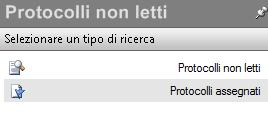 8. PROTOCOLLI ASSEGNATI Visualizzare i protocolli assegnati Per visualizzare le registrazioni di protocollo assegnate alla struttura organizzativa di