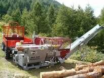 Produzione di legna da ardere Dopo la prima lavorazione con motosega o harvester in bosco o in impianto, il legname viene trasportato al piazzale di lavorazione, dove subisce la