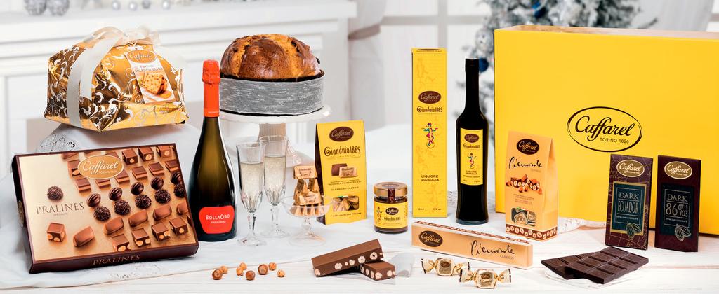 Strenna Premium Codice 071928 Panettone Milanese Basso in Carta Regalo 1 kg Ballotin Gianduiotti Classici 150 g Crema Gianduia 40% di Nocciole Piemonte IGP Tavoletta Dark Ecuador 70% Tavoletta Dark