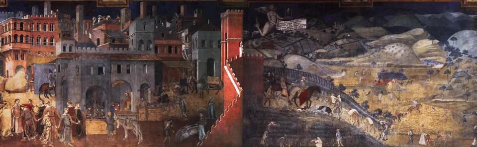 Il Buon Governo di Lorenzetti, 1338 A.
